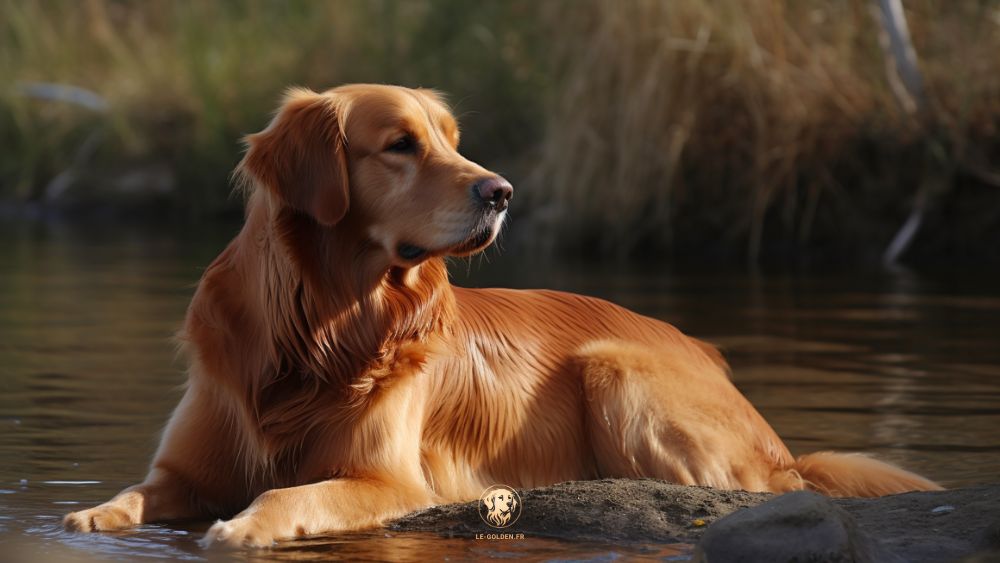 Golden Retriever en appartement