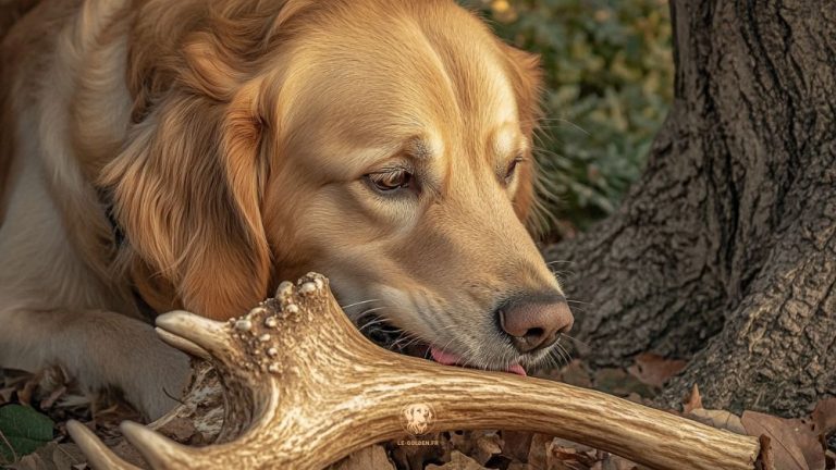mastication naturelle Golden Retriever